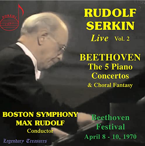 Rudolf Serkin - Ludwig van Beethoven: The 5 Piano Concertos & Choral Fantasy with Rudolf Serkin, Vol. 2 [CD]