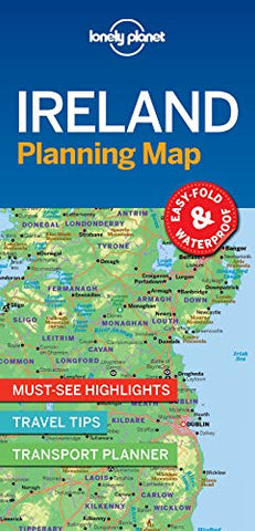 Lonely Planet Ireland Planning Map