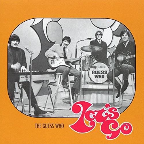 "Orange album cover featuring black-and-white band photo and stylized red 'Let's Go' text."