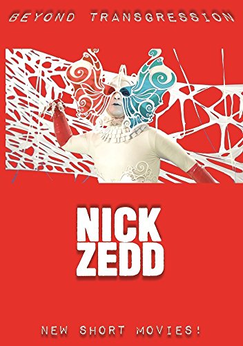 DVD cover with a person in a white costume and red background.