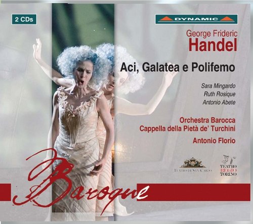 CD cover with opera singers in white, "Baroque" in red script at the bottom.
