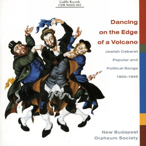 "CD cover with illustration of three dancing men in vintage attire."