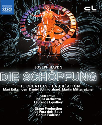 "Bluray cover with abstract figure surrounded by swirling shapes and text."