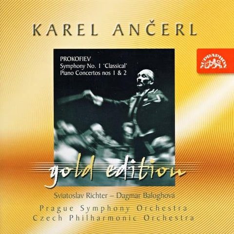 Czech Po And Ancerl - Karel Ancerl Gold Edition Vol.10. Prokofiev - Symphony No 1. Piano Concertos 1 & 2 [CD]