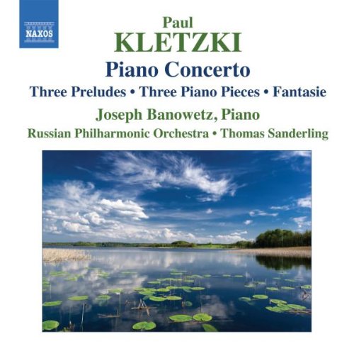 A CD cover featuring a serene lake with lily pads and a blue sky.