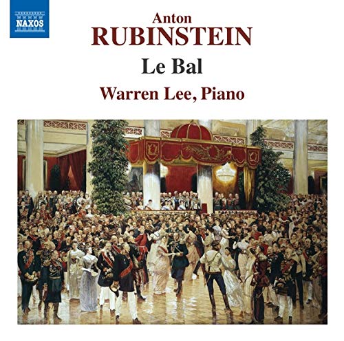 "CD cover featuring a 19th-century ballroom dance scene with title and artist information."