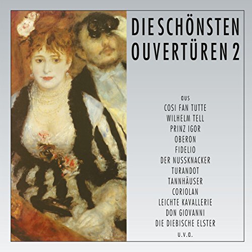"CD cover with a painting of a man and woman, and a list of song titles."