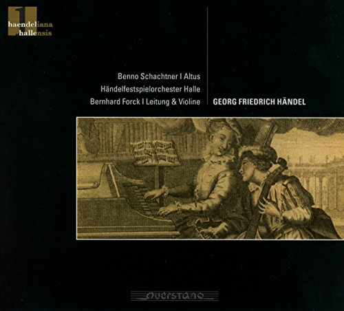 CD cover with a sepia-toned illustration of a man playing a harpsichord.
