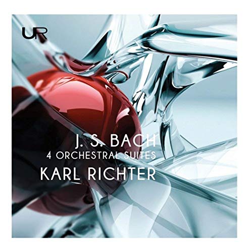 CD cover with abstract red and silver shapes, featuring white text.