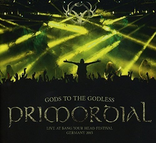 "Album cover with a silhouette of a person on stage, surrounded by crowd and lights."