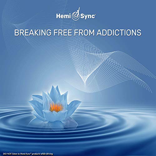 "Blue album cover with lotus flower on water and 'Hemi-Sync' text."