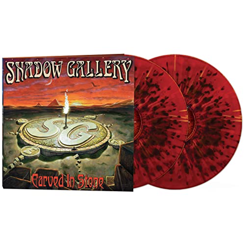 Shadow Gallery - Carved In Stone [RED/BLACK SPLATTER] [VINYL]