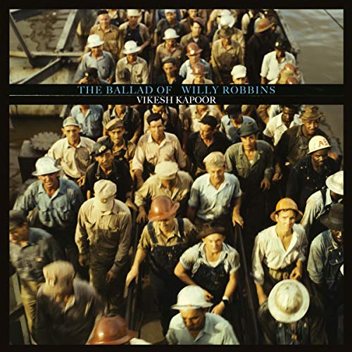 Vinyl album cover featuring a crowd of men in hard hats.