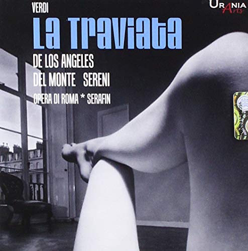 "Black and white CD cover featuring a woman in a white dress, with blue title."