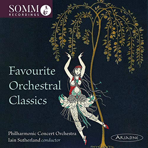 "CD cover art featuring a dancer under a tree, with title and orchestra details."