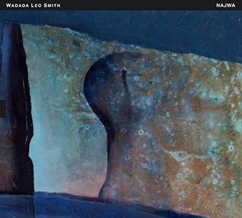 "CD album cover with abstract, textured background and artist's name at the top."