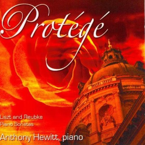 "Album cover with red rose, building, and white text."