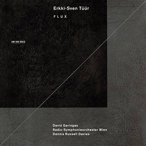 The image depicts a dark green CD cover with white text and a diagonal line.
