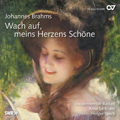 A CD cover featuring a portrait of a woman reading, surrounded by greenery.