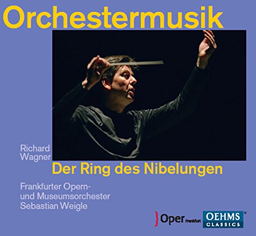 "CD cover with a conductor holding a baton, against a purple background."
