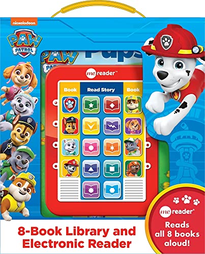 Nickelodeon Paw Patrol Chase, Skye, Marshall, and More! - Me Reader Electronic Reader and 8 Sound Book Library - PI Kids: Me Reader: Electronic Reader and 8-Book Library - Anglicized Version