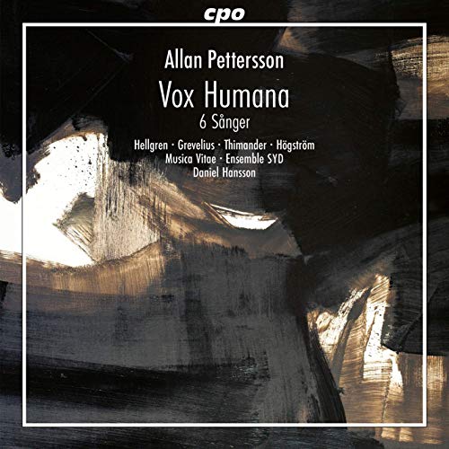 Various - Allan Pettersson: Vox Humana, 6 Sanger [CD]