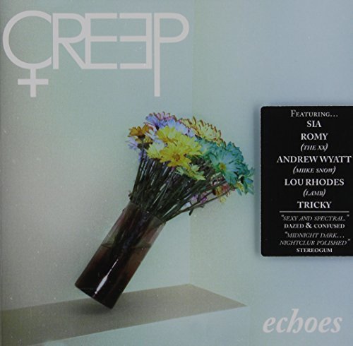 "CD cover featuring a bouquet of flowers in a dark vase on a shelf."