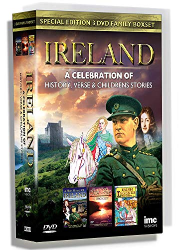 DVD box set titled "Ireland" with soldier, horse, and castle on the cover.