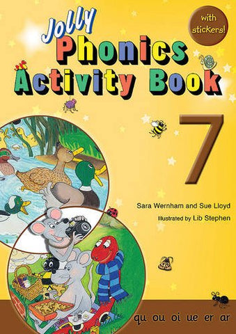 Jolly Phonics Activity Book 7: In Precursive Letters (British English edition)