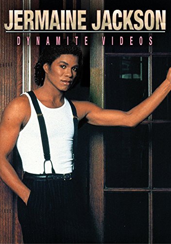 Jermaine Jackson DVD cover featuring Jermaine Jackson in white tank top and black suspenders.