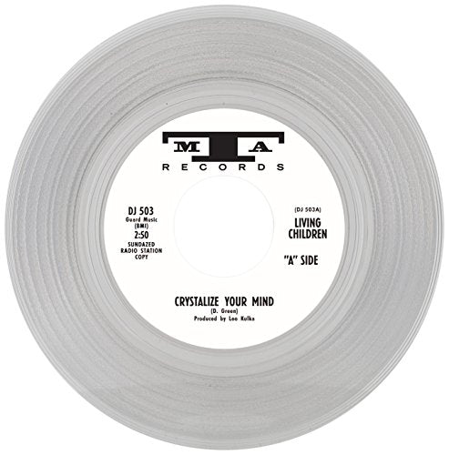 Clear vinyl record with white label, black text, and "MTA Records" logo.