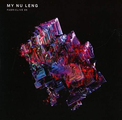 A CD cover featuring a 3D crystal-like object with red and purple hues.