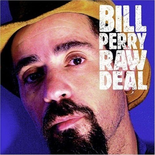 CD cover featuring a close-up portrait of Bill Perry with bold text.