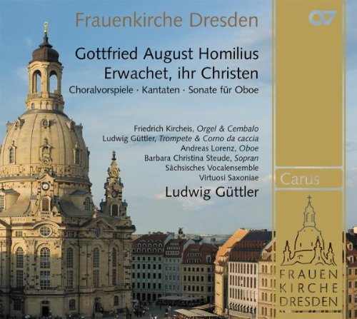 Ludwig Guttler Frauenkirche - Gottfried August Homilius Erwa [CD]
