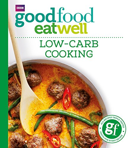 "Cookbook cover featuring a pot of meatballs and vegetables with a wooden spoon."