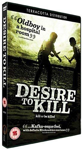 DVD case for "Desire To Kill" with dark cover art and two men holding knives.