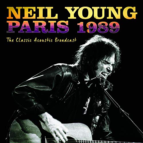 Album cover featuring Neil Young playing guitar and singing into a microphone.