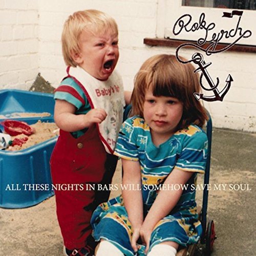 "Album cover featuring two young children, one crying, with anchor graphic and artist's name."