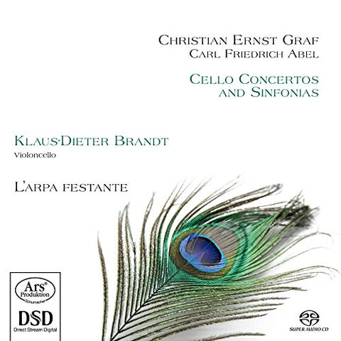 Brandt/hesse/l Arpa Festante - Graf/Abel: Cello Concertos & Symphonies [CD]