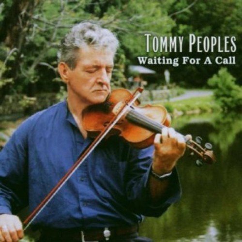 Album cover: older man playing violin outdoors by a body of water.