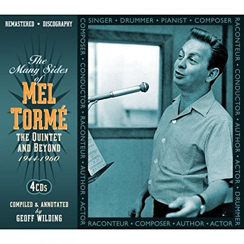 CD cover featuring black-and-white photo of Mel Tormé singing into a microphone.