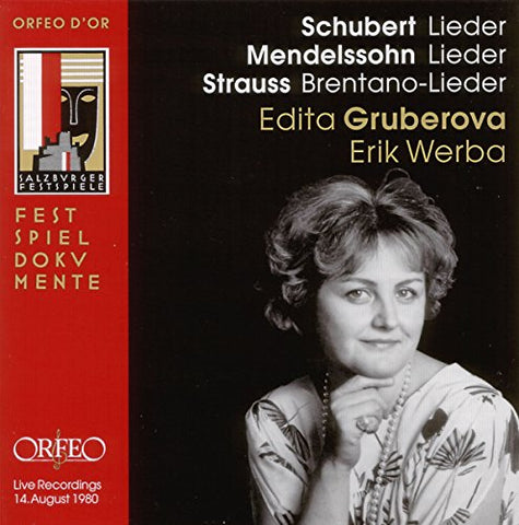 Gruberova/schmidl/werba - EDITA GRUBEROVA:LIEDERABEND [CD]