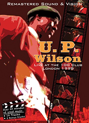 DVD cover for U.P. Wilson's live performance, featuring a red-toned musician playing guitar.