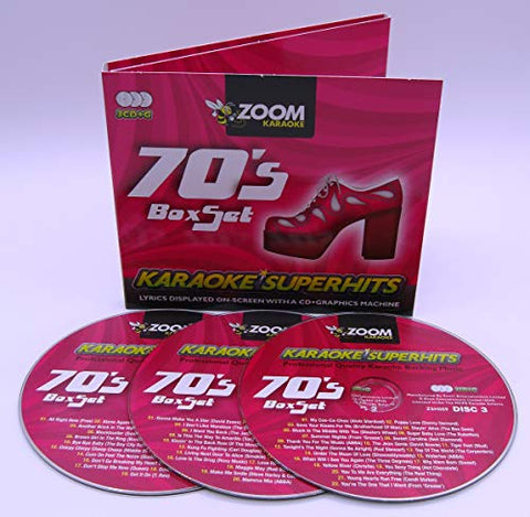 Various - Zoom Karaoke CD+G - 70s Seventies Superhits - Triple CD+G Karaoke Pack [CD]