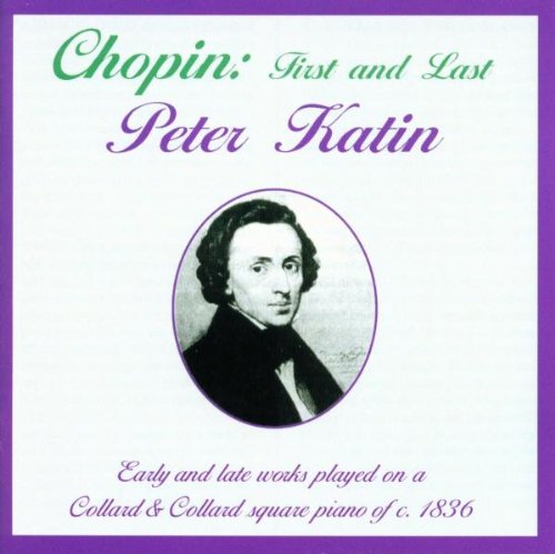 Album cover with oval portrait of man, green and purple text on white background.