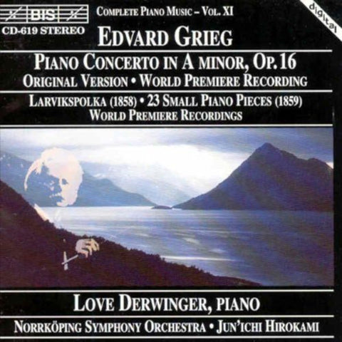 Derwingerhirokaminorrkoping - Piano Concerto in a Minor Op. 16 (Hirokami, Norrkoping So) [CD]