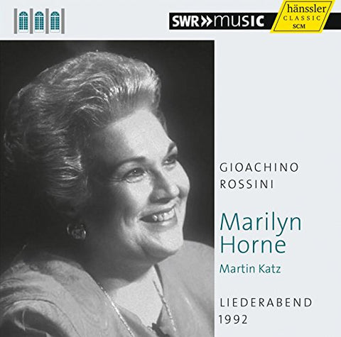 Horne Katz  Marilyn Horne - LIEDERABEND 1992 [CD]