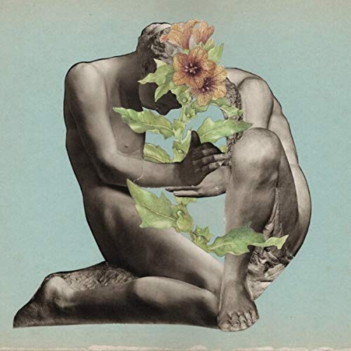 "Album cover featuring a collage of a nude man and a flower."