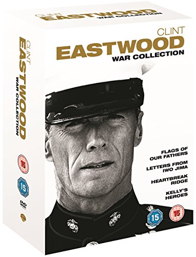 White DVD box set featuring a black-and-white image of Clint Eastwood in military uniform.