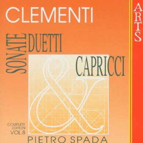 uzio Clementi - Clementi: Sonatas, Duets and Capriccios, Vol.8 AUDIO CD